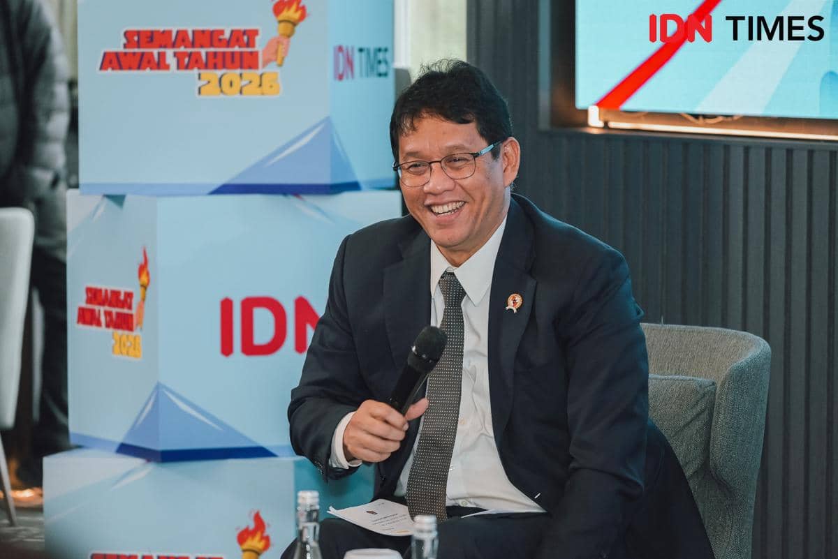 Menteri Keuangan (Menkeu) Purbaya Yudhi Sadewa dalam acara SAT 2026.