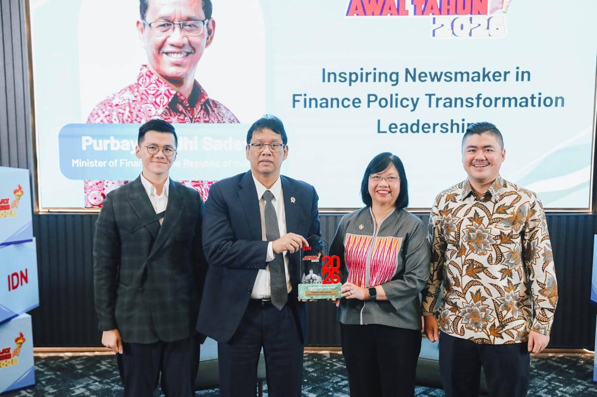 Keynote speech oleh Menteri Keuangan Republik Indonesia, Purbaya Yudhi Sadewa  Dok. Internal IDN (2026)