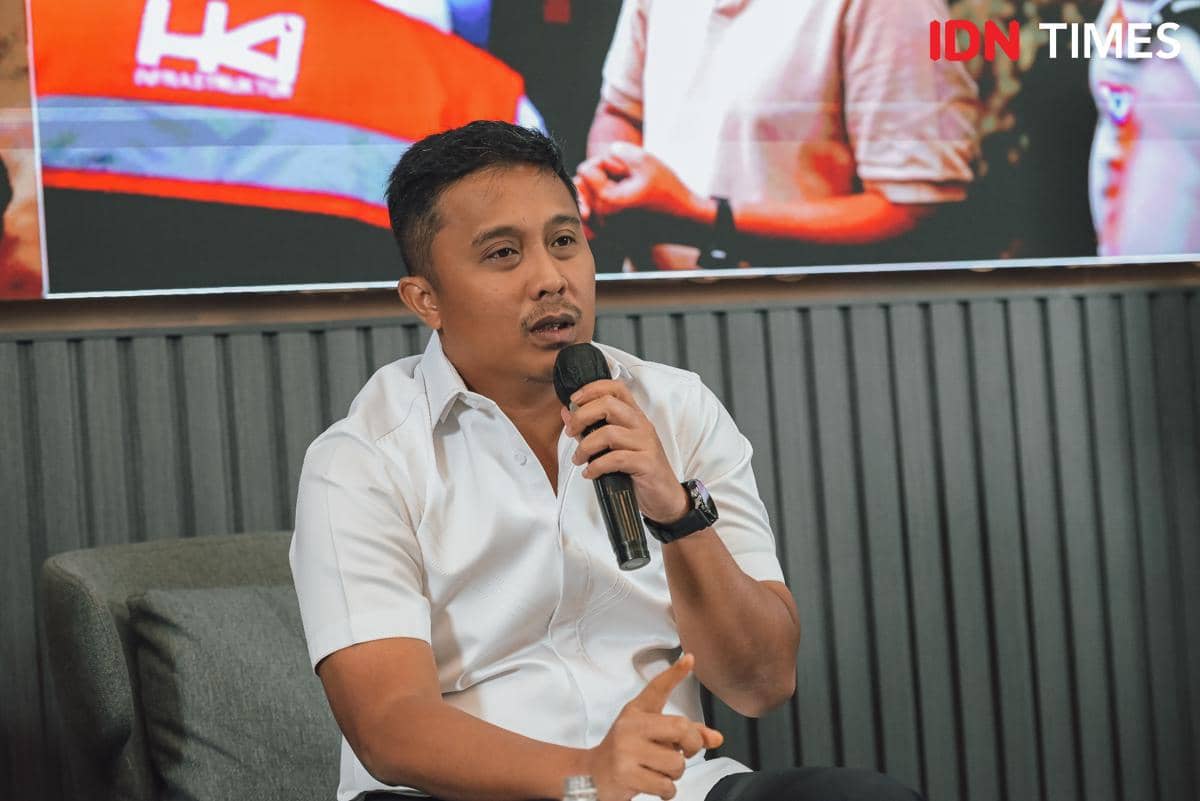 Wagub Sumbar Vasco Ruseimy saat menghadiri acara SAT 2026.