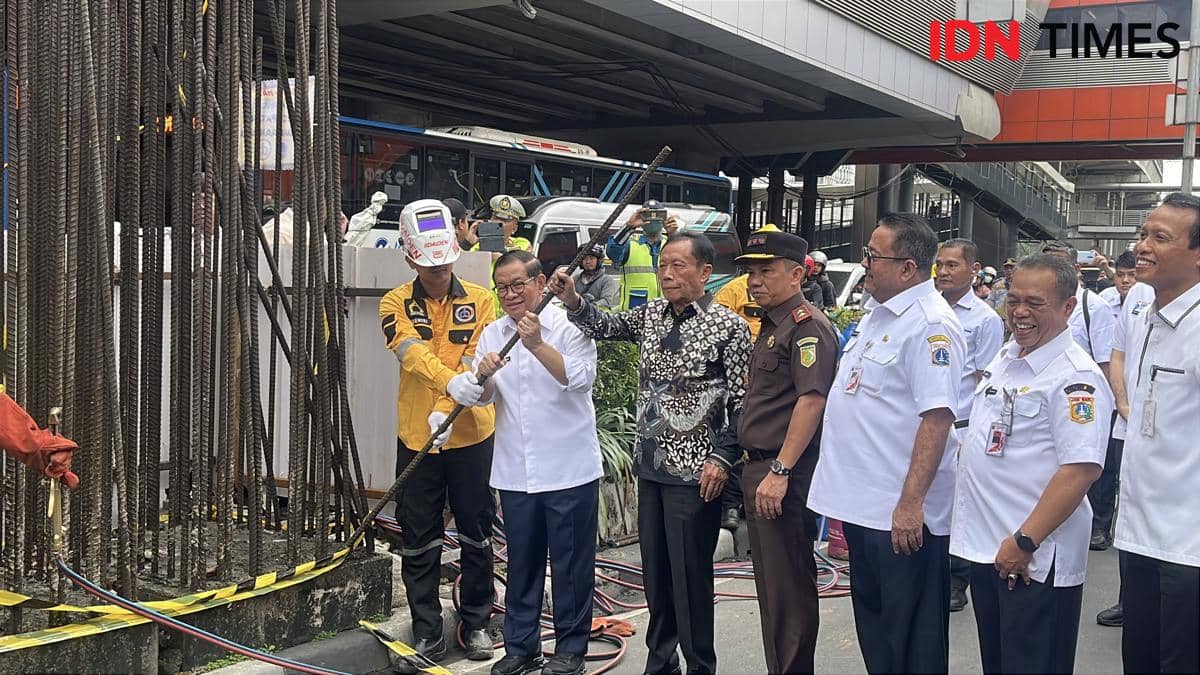 Pemprov DKI Jakarta Mulai Bongkar Tiang Monorel Hari Ini