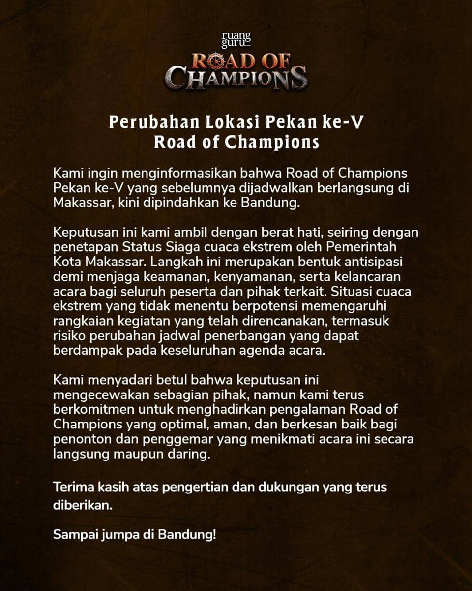 Road of Champions