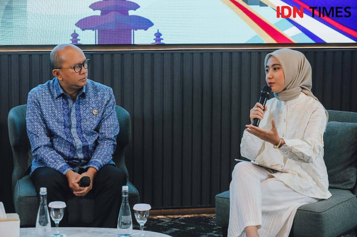 CEO Danantara, Rosan Roeslani dalam acara SAT 2026.