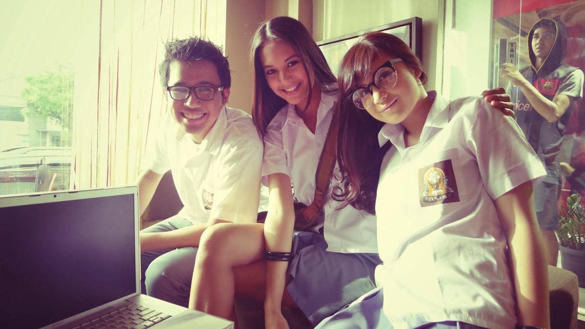 potret lawas Joshua Suherman dan Aurelie