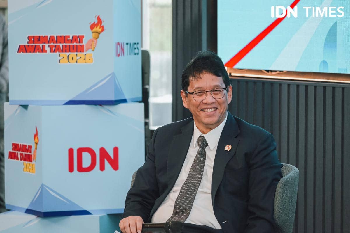 Menteri Keuangan (Menkeu) Purbaya Yudhi Sadewa dalam acara SAT 2026.