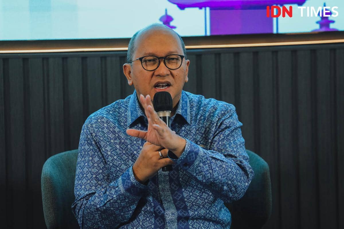 CEO Danantara, Rosan Roeslani dalam acara SAT 2026.