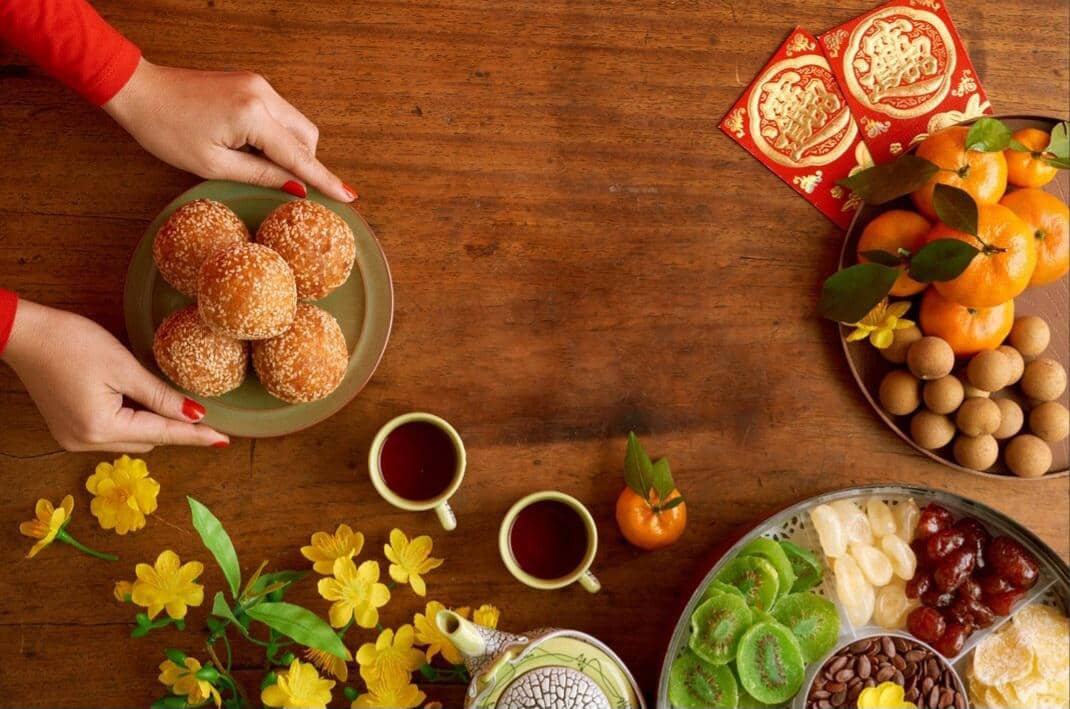 ilustrasi hidangan Imlek