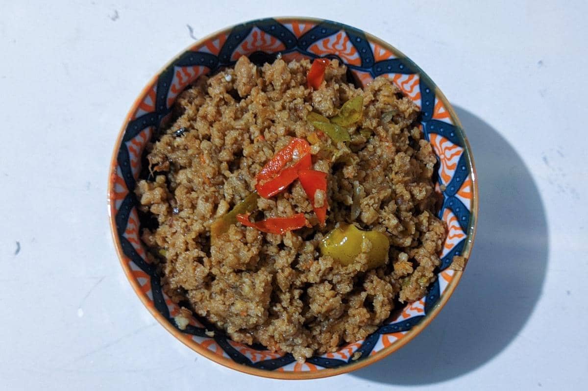 Sambal oncom, makanan sederhana khas Indonesia