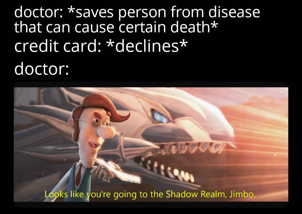 meme kartun tentang kartu kredit