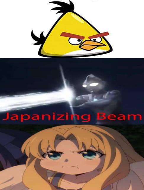 meme anime tentang burung