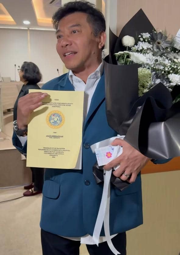 Anang Hermansyah Lulus Ujian Tesis S2 (instagram.com/ashanty_ash)