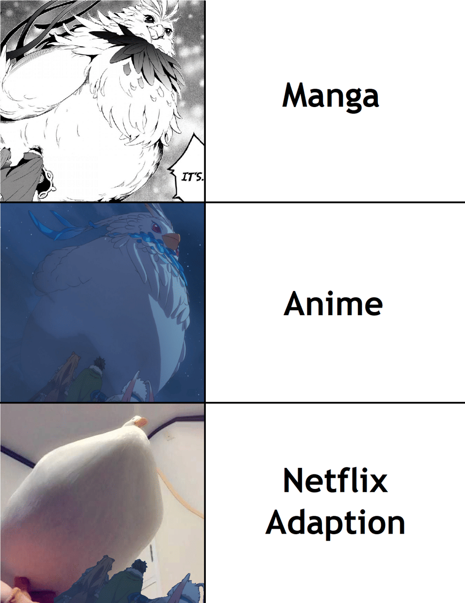 meme anime tentang burung