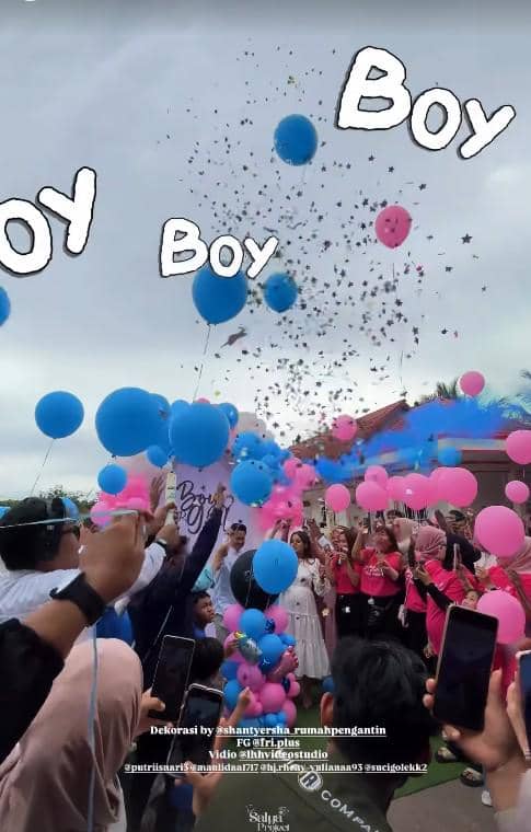 Siraman dan Gender Reveal Kehamilan Putri Isnari (instagram.com/putriisnari3)