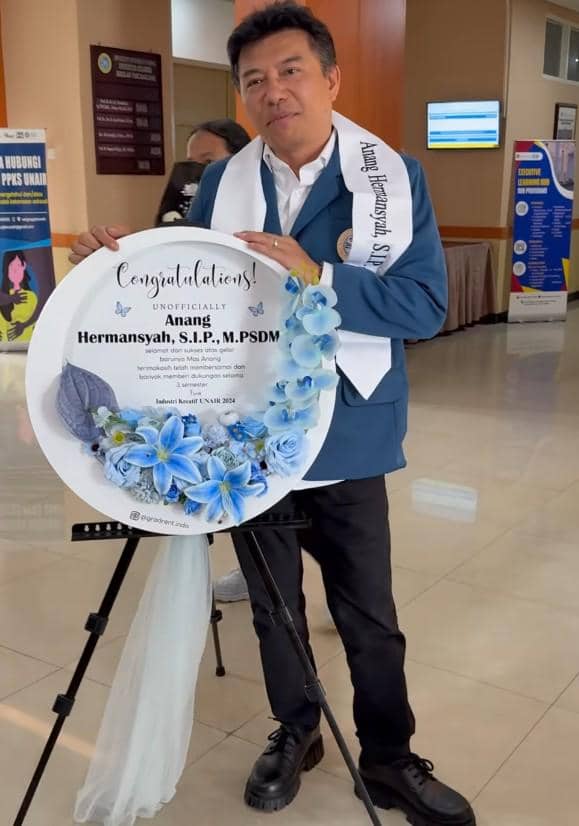 Anang Hermansyah Lulus Ujian Tesis S2 (instagram.com/ashanty_ash)