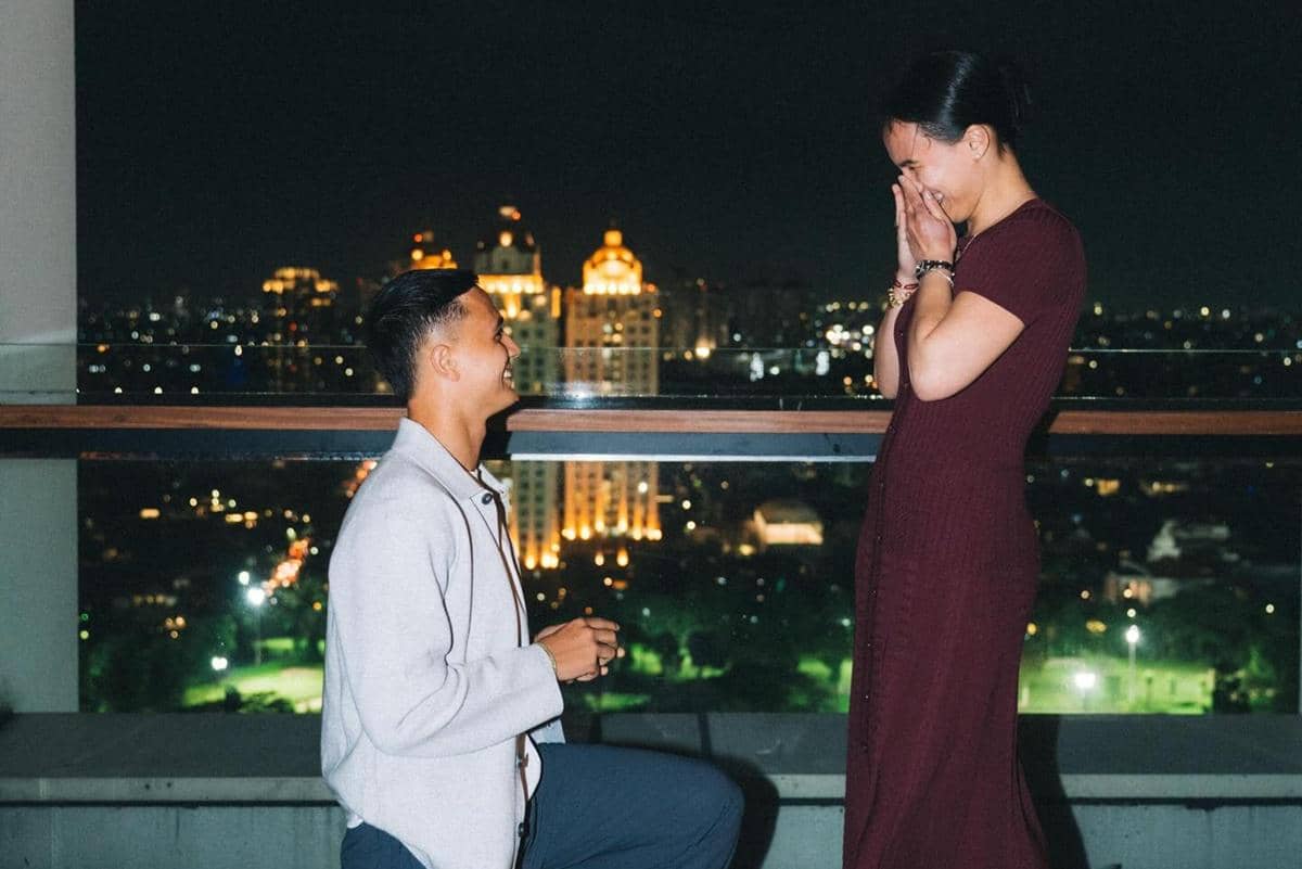 Eliano Reijnders melamar kekasih (instagram.com/marcianareijnders)