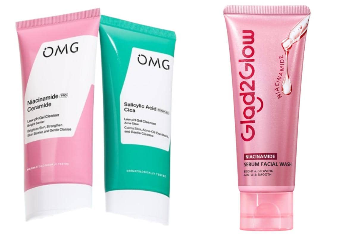 Cleanser OMG Beauty dan Glad2Glow 