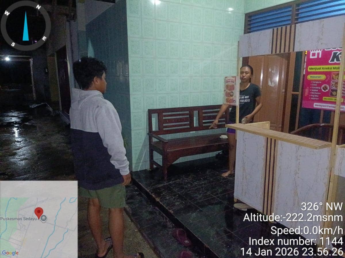 Polisi datangi TKP penganiayaan di Sedayu Bantul. (Dok. Polres Bantul)