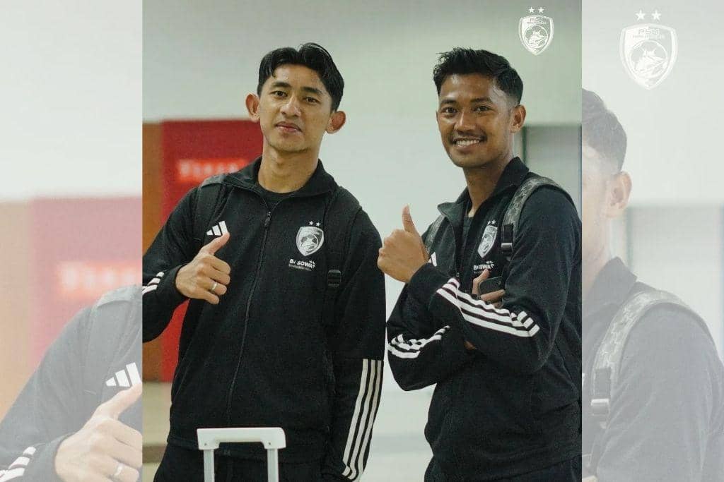 Dua pemain PSM Makassar, Daffa Salman dan Resky Fandi