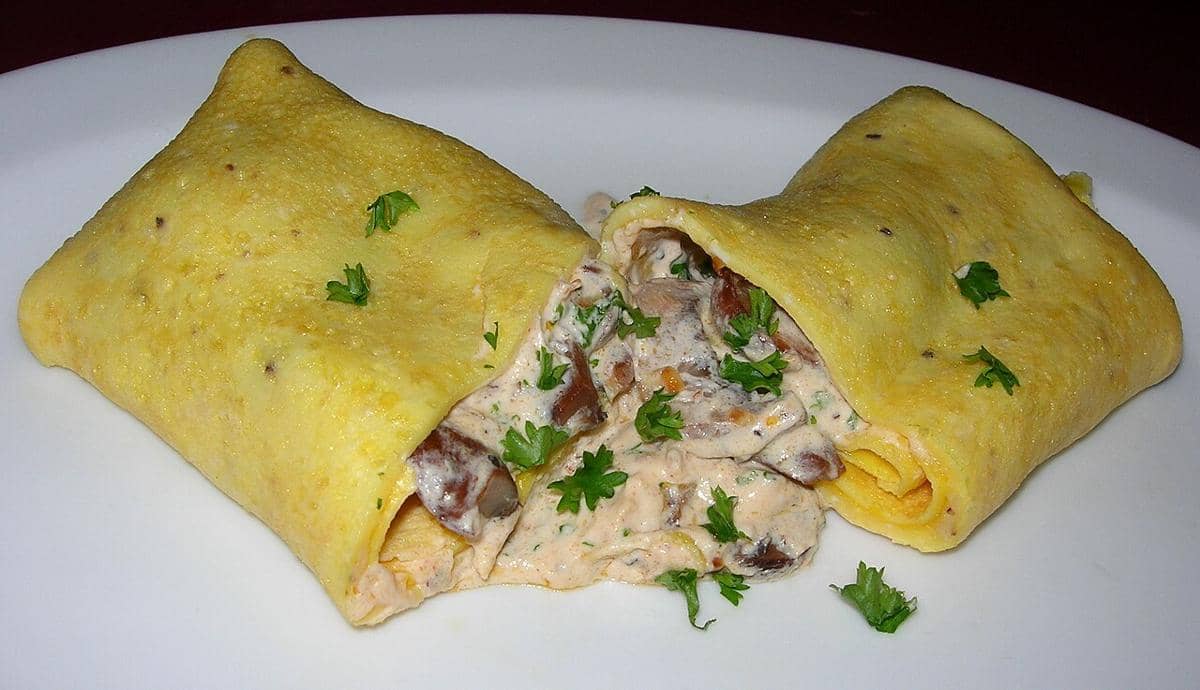 omelet gulung diet friendly