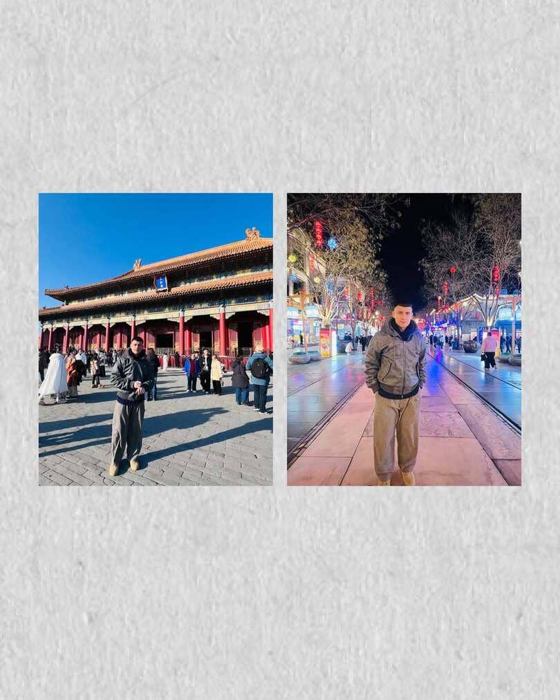 Keluarga Choky Sitohang jalan-jalan di Beijing.