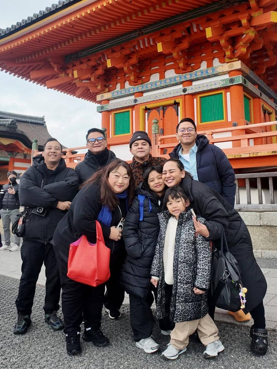 Hedi Yunus mengunjungi Kuil Kiyomizu di Kyoto.