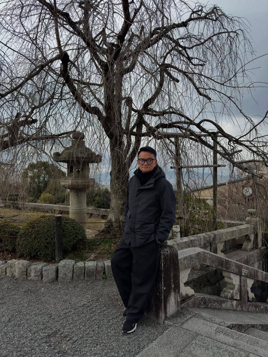 Hedi Yunus mengunjungi Kuil Kiyomizu di Kyoto.
