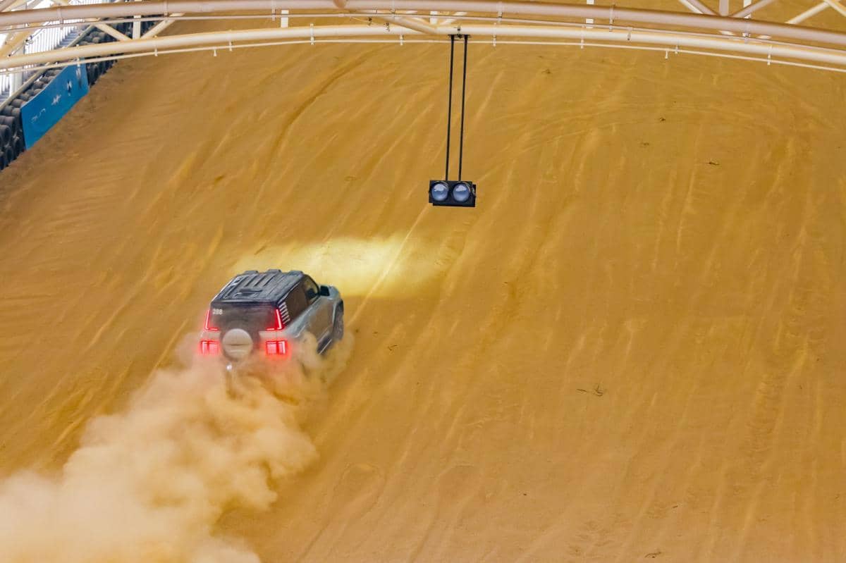 Ilustrasi BYD Circuit All Terrain di Zhengzhou, China