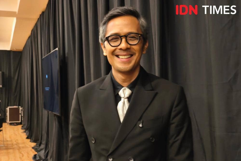 Teddy Soeriaatmadja ditemui saat sesi roundtable usai press conference Next on Netflix Indonesia 2026 di Jakarta, Kamis (15/1/2026)