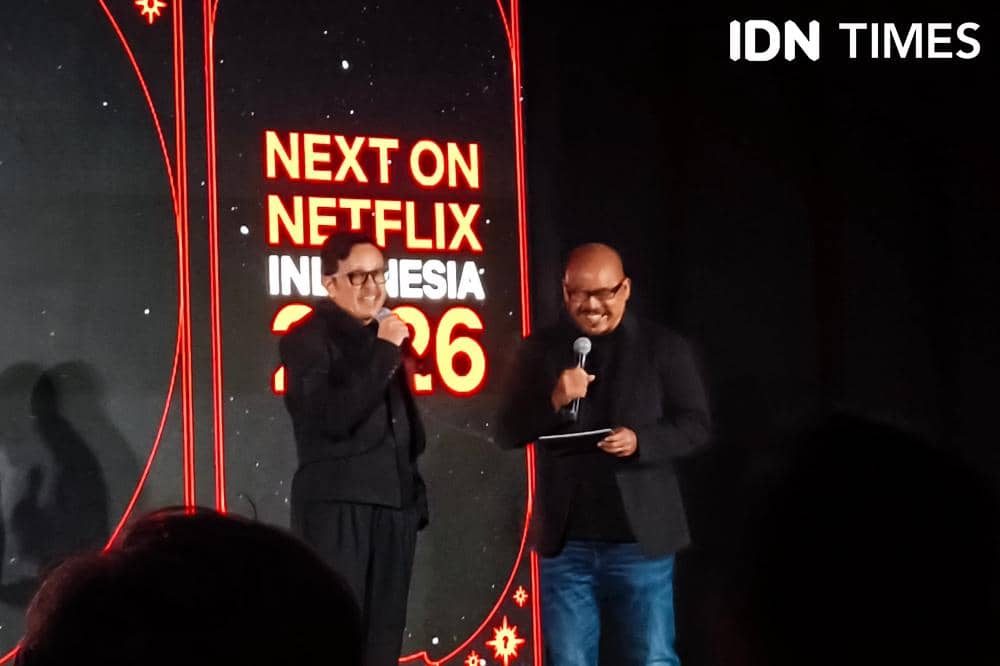 Sim F dalam acara Next on Netflix Indonesia 2026