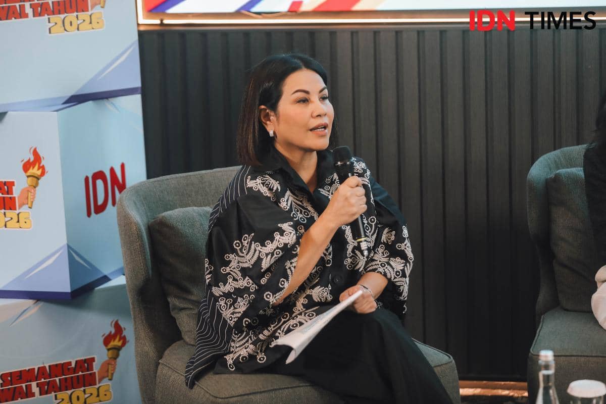 Wakil ketua umum infrastruktur dan pembangunan kewilayahan, Carmelita Hartoto dalam acara Semangat Awal Tahun 2026 (SAT 2026).