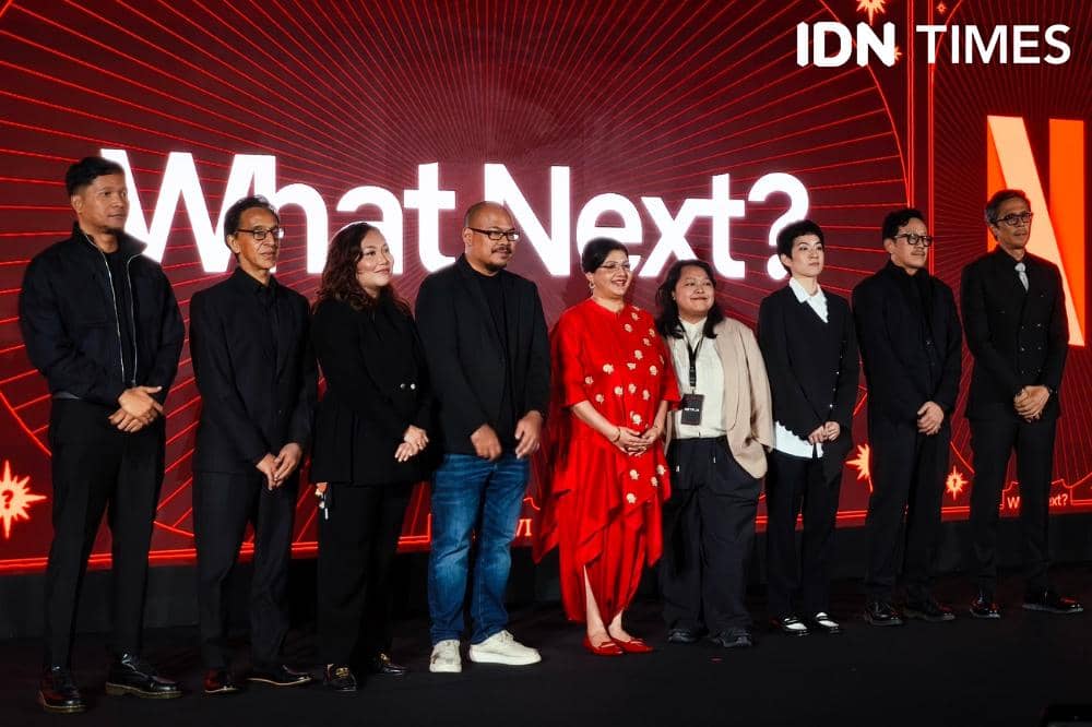 Potret press conference Next on Netflix Indonesia 2026 di Jakarta, Kamis (15/1/2026)