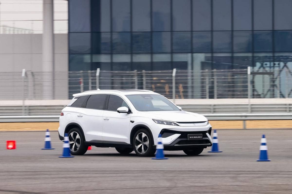 Ilustrasi BYD Circuit All Terrain di Zhengzhou, China