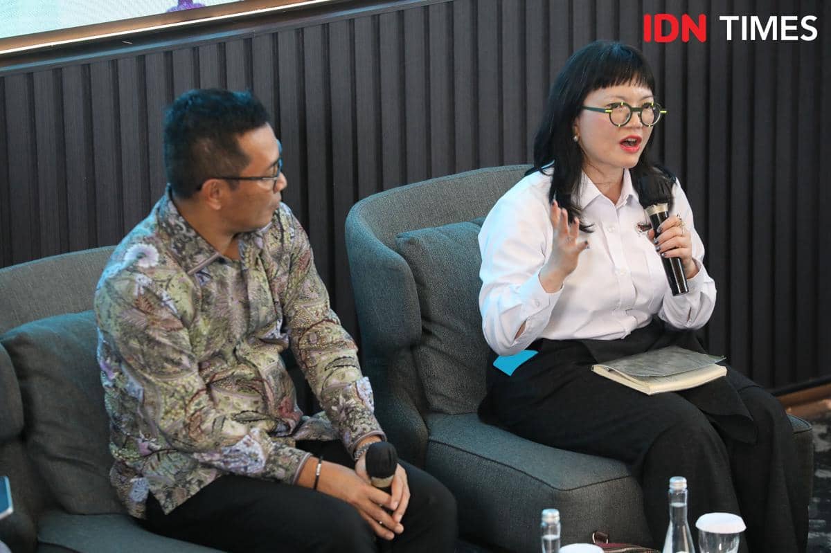 Wamendiktisaintek Stella Christie dalam acara Semangat Awal Tahun 2026 (SAT 2026)