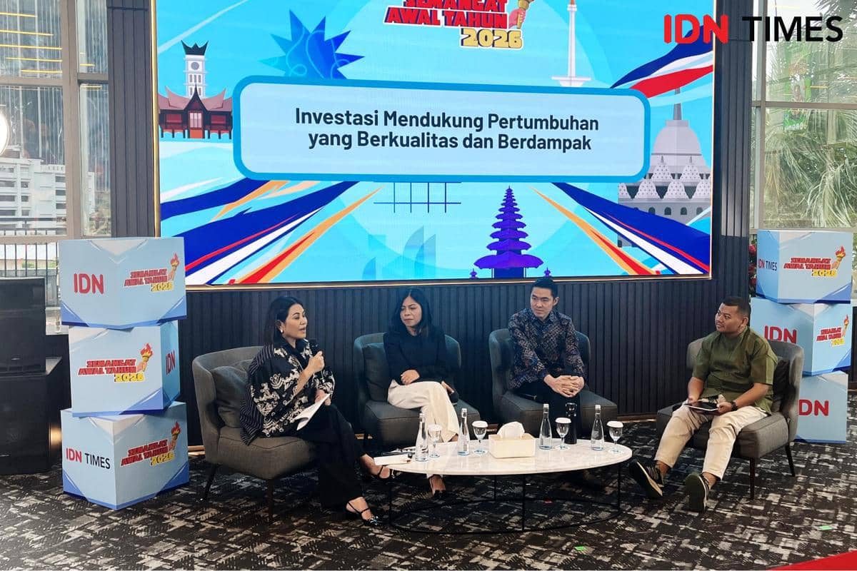 Wakil ketua umum infrastruktur dan pembangunan kewilayahan, Carmelita Hartoto dalam acara Semangat Awal Tahun 2026 (SAT 2026).