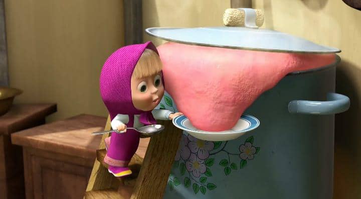 cuplikan Masha and The Bear "Recipe for Disaster"