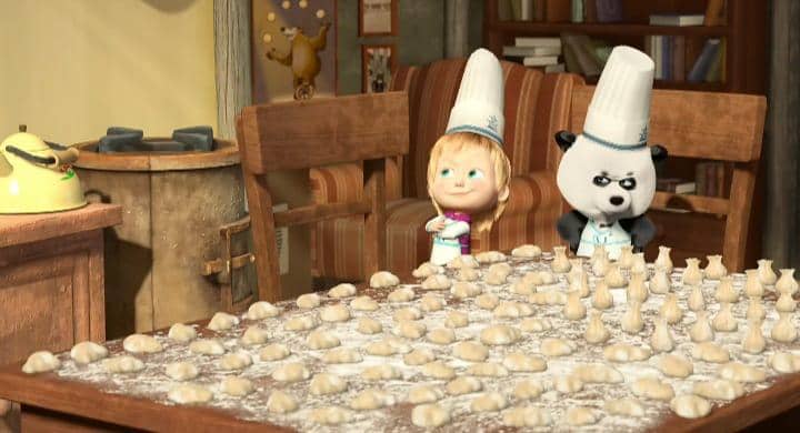 cuplikan Masha and The Bear "Bon Appetit"