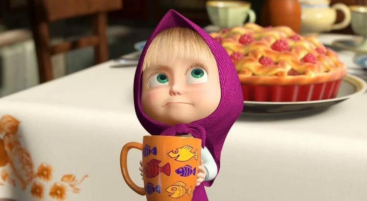 cuplikan Masha and The Bear "Hold Your Breath!"