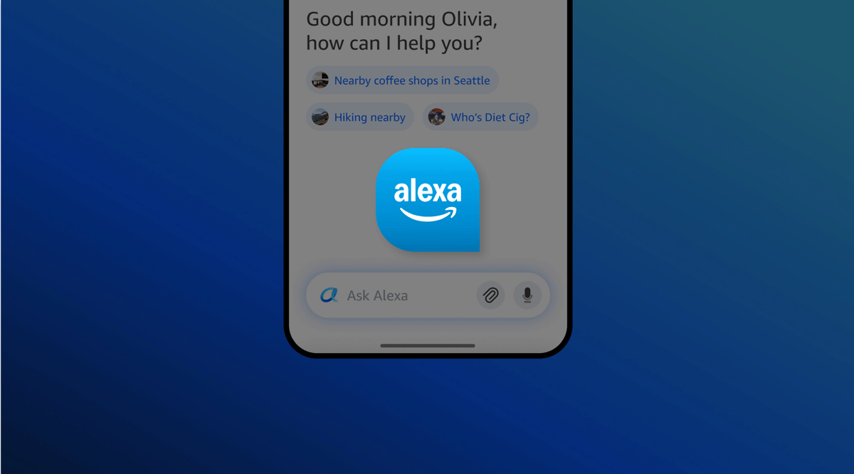 ilustrasi tampilan aplikasi Alexa