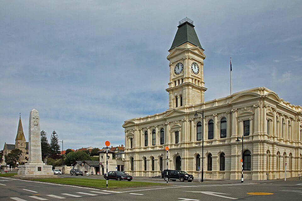 Kota Oamaru di Selandia Baru