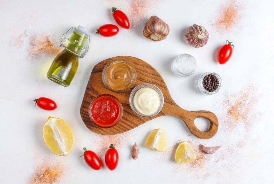 ilustrasi aneka saus