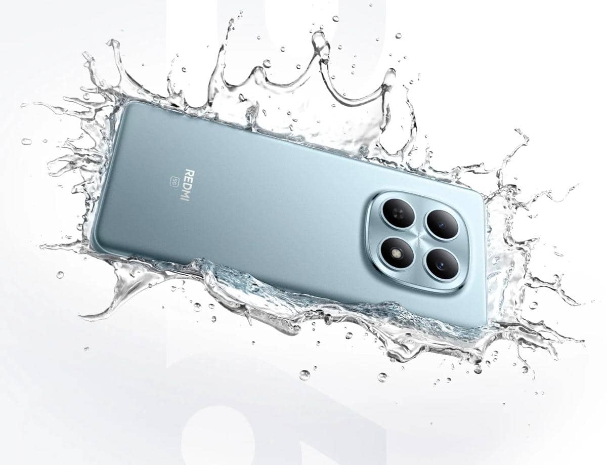 ilustrasi Xiaomi Redmi Note 15 5G pasar global yang bersertifikasi IP66 