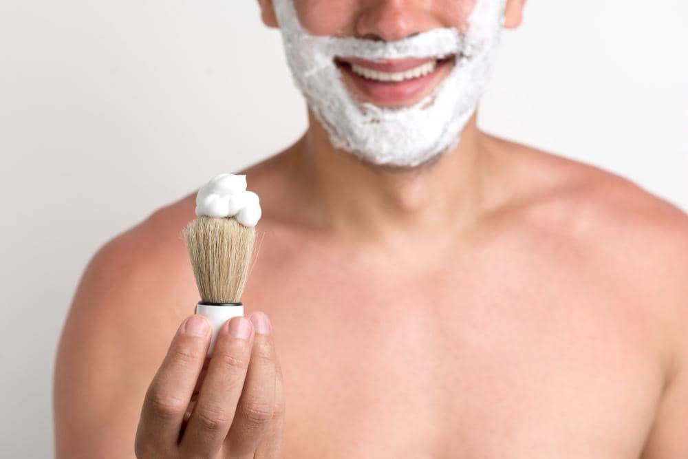 ilustrasi shaving cream