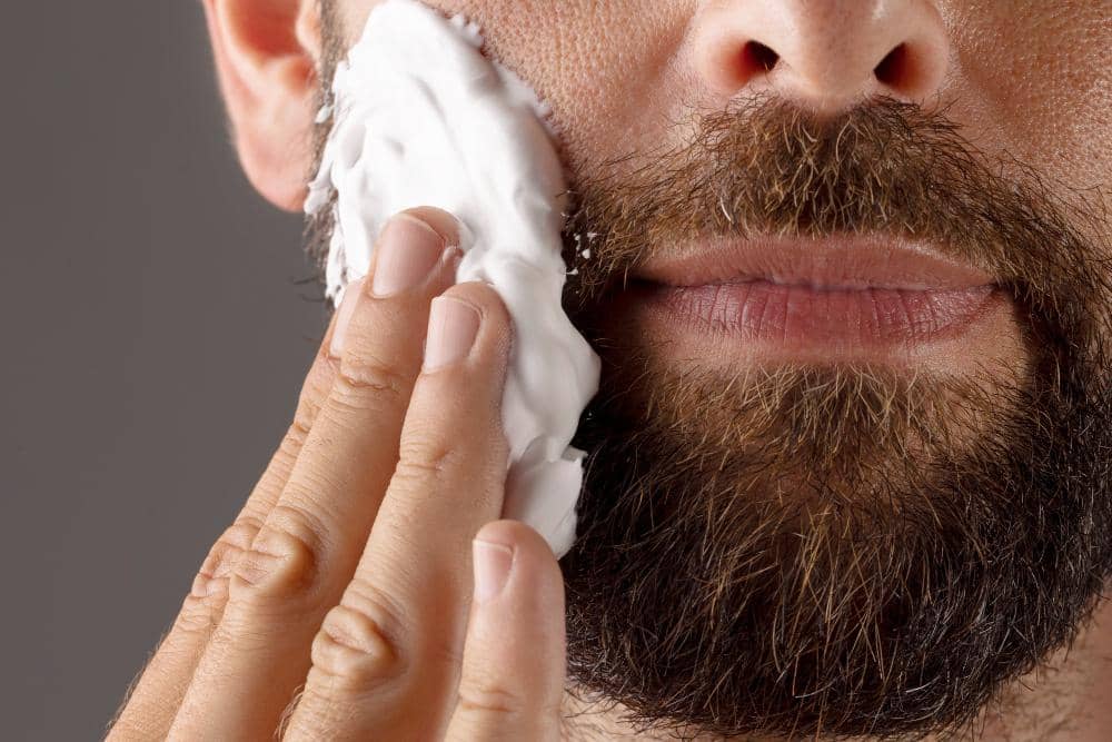 ilustrasi shaving cream
