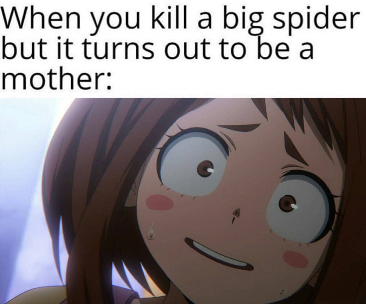 meme anime tentang serangga