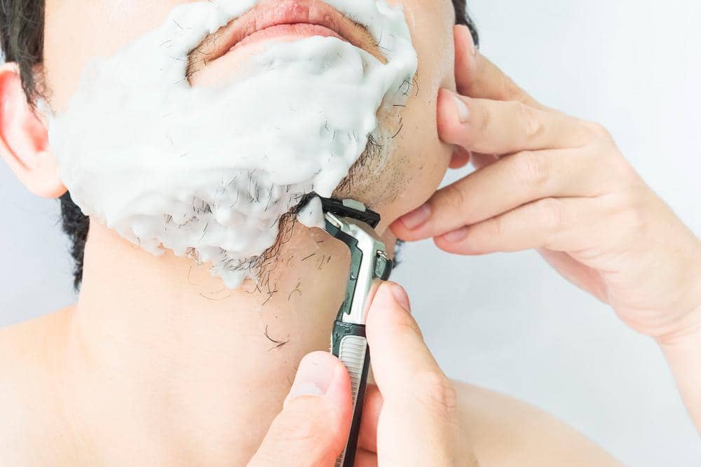 ilustrasi shaving cream