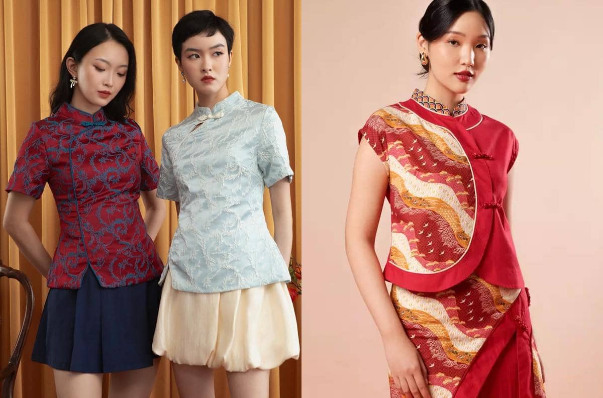 Atasan Cheongsam Chocochips dan Minimal 