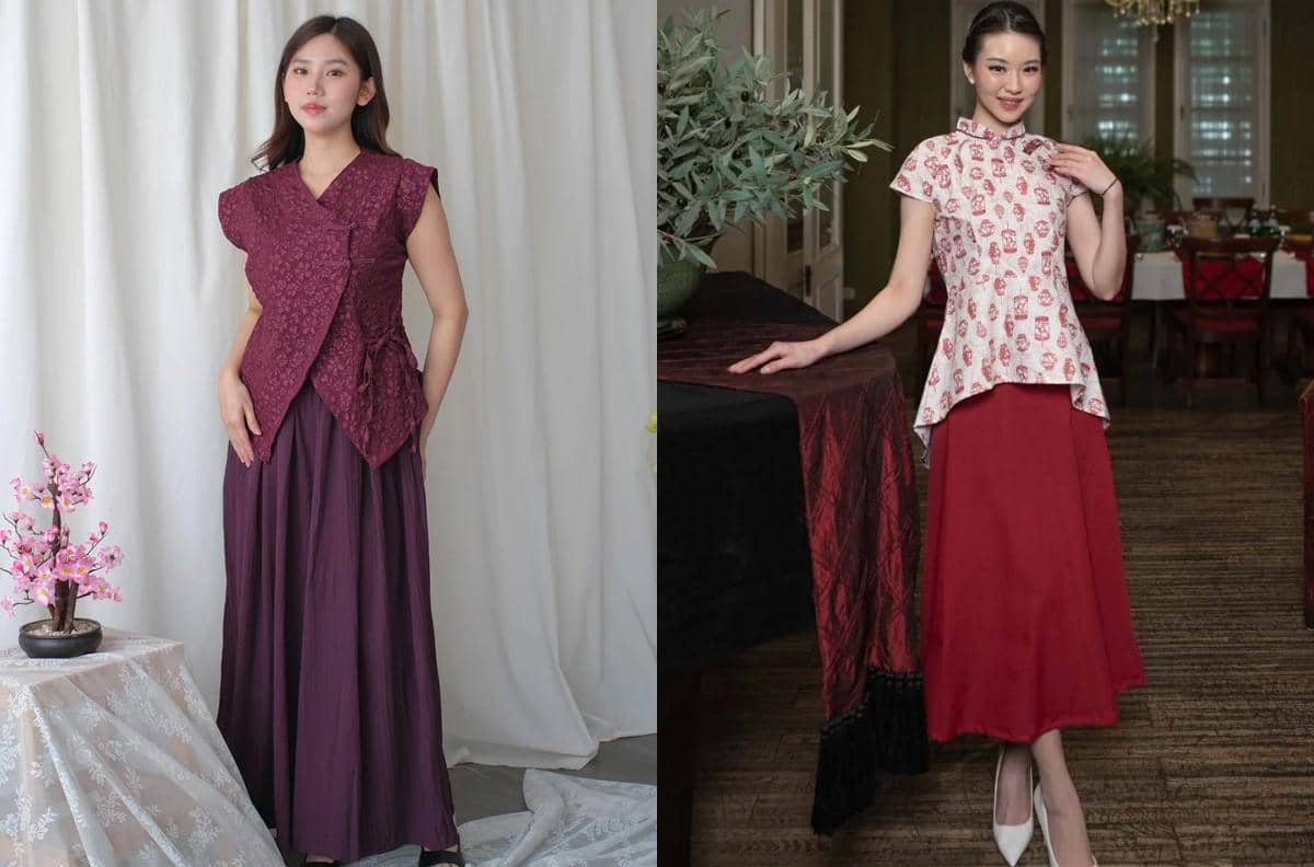 Vest KANON dan blus Beatrice Clothing