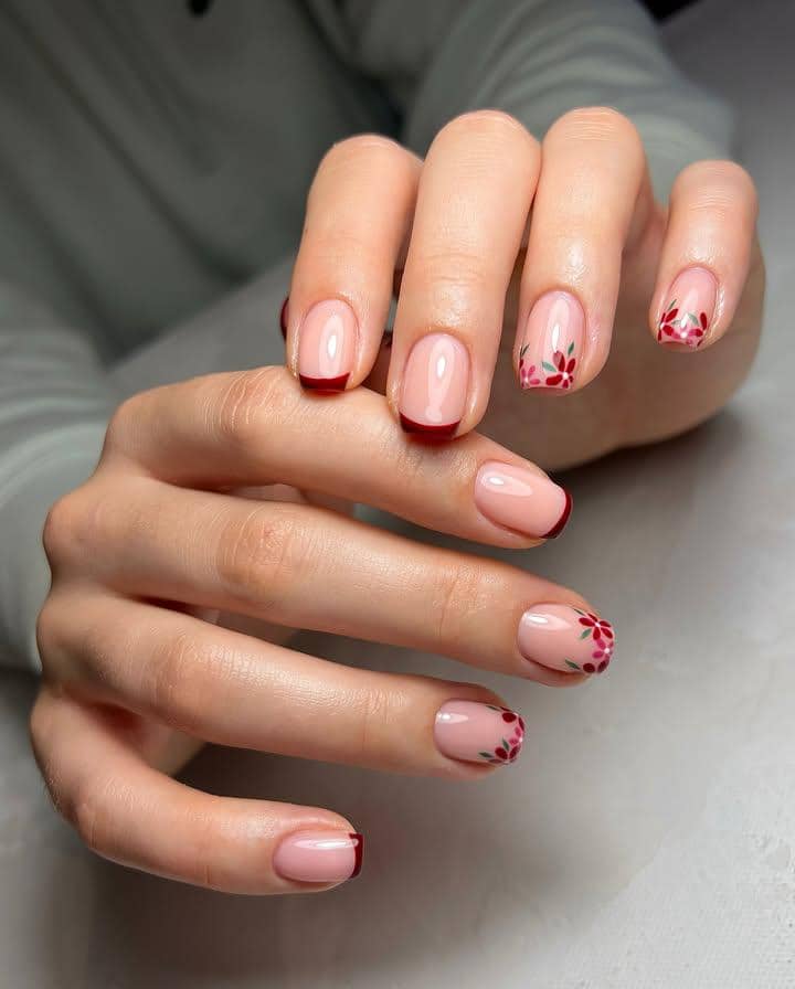 inspirasi nail art tema Imlek