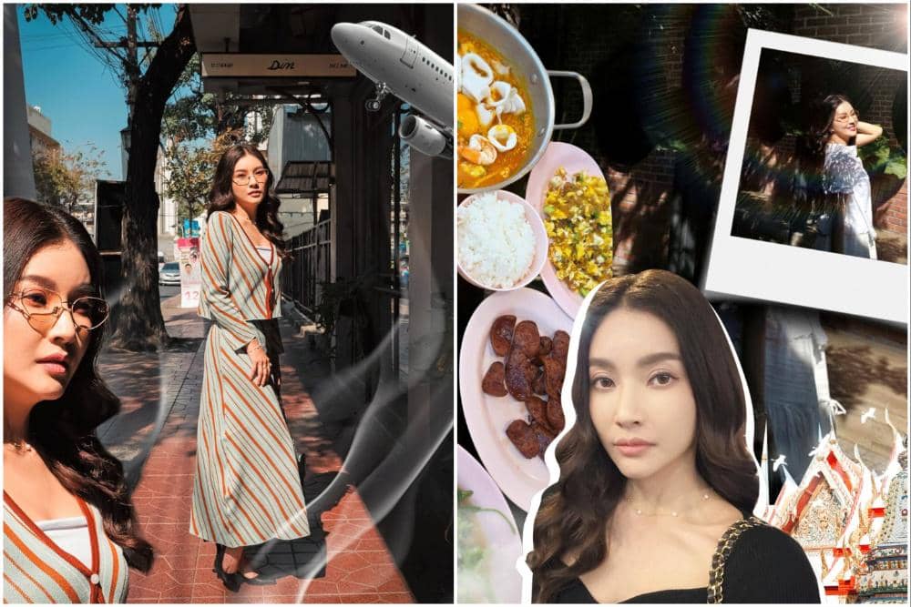 Sarwendah jalan-jalan di Thailand.