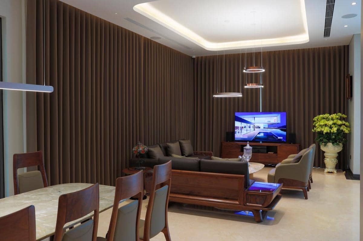 ilustrasi furnitur lemari TV