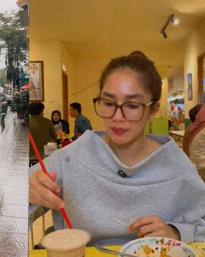 Ussy Sulistiawaty dan anak sulung jalan-jalan di Blok M